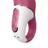 Satisfyer Petting Hippo - puni se, vodootporni vibrator (roze)