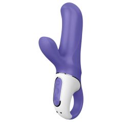   Satisfyer Magic Bunny - vodootporni vibrator sa stimulatorom (plavi)
