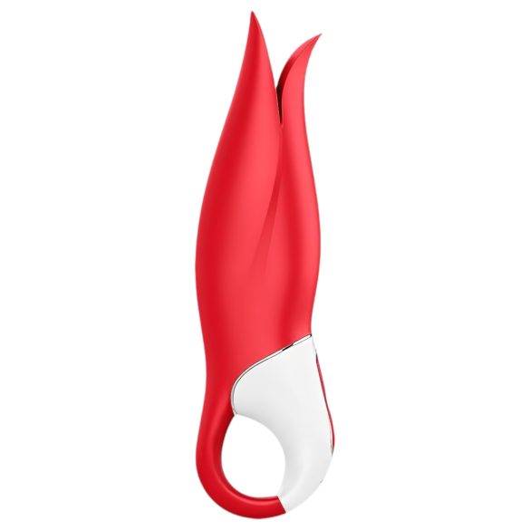 Satisfyer Power Flower - punjiva, vodootporna vibratora (crvena)