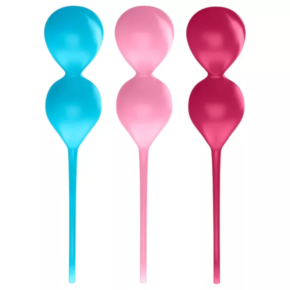 Satisfyer V Balls - дует гејша куглица (сет од 3 дела)