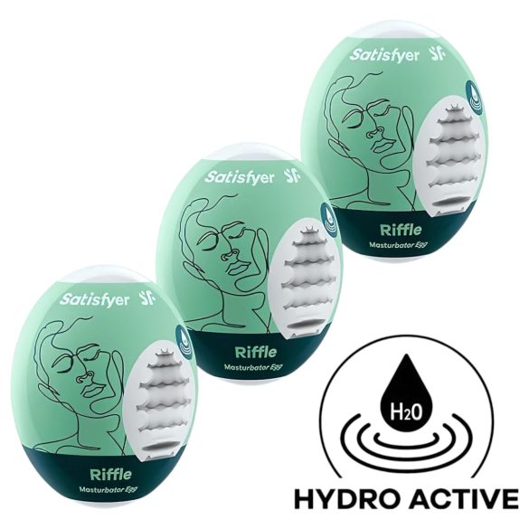 Satisfyer Jaje Riffle - set od 3 mastubatora za muškarce