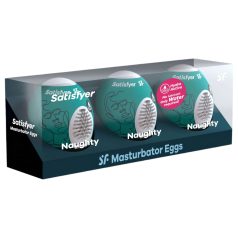   Satisfyer Egg Naughty - set od 3 masturbatora u obliku jajeta
