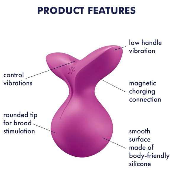 Satisfyer Viva la Vulva 3 - vibrator za klitoris (ljubičasti)