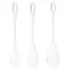 Satisfyer Yoni Power 1 - set joni kuglica - belo (3 komada)
