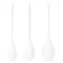 Satisfyer Yoni Power 1 - set joni kuglica - belo (3 komada)