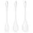 Satisfyer Yoni Power 1 - set joni kuglica - belo (3 komada)