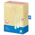 Satisfyer Yoni Power 1 - set joni kuglica - belo (3 komada)