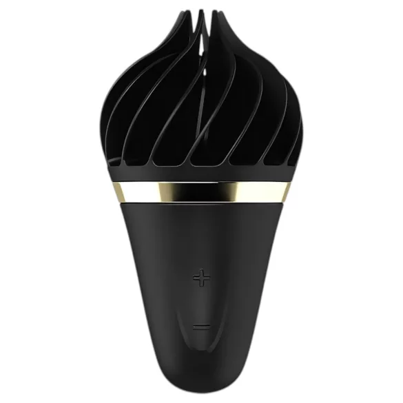 Satisfyer Sweet Treat - punjiva rotirajuća masažerka za klitoris (crna)