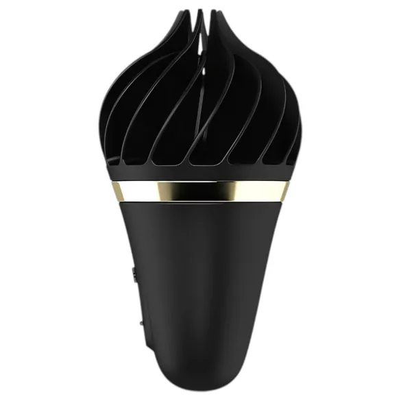 Satisfyer Sweet Treat - punjiva rotirajuća masažerka za klitoris (crna)