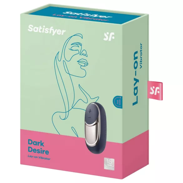 Satisfyer Dark Desire - punjeni crni klitorisalni vibrator