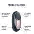 Satisfyer Dark Desire - punjeni crni klitorisalni vibrator