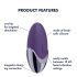 Satisfyer Purple Pleasure - punjivi klitoralni vibrator (ljubičasti)