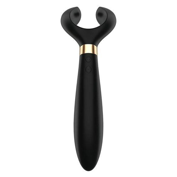 Satisfyer Endless Fun - punjivi, vodootporni parni vibrator (crna)