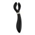 Satisfyer Endless Fun - punjivi, vodootporni parni vibrator (crna)