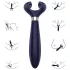 Satisfyer Endless Fun - punjivi, vodootporni vibrator za parove (plavi)