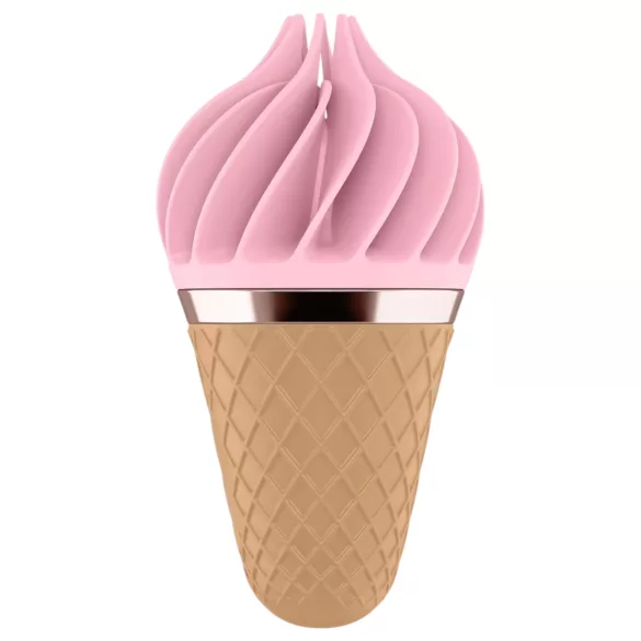 Satisfyer Sweet Treat - punjiva rotirajuća vibrator za klitoris (ružičasto-smeđa)