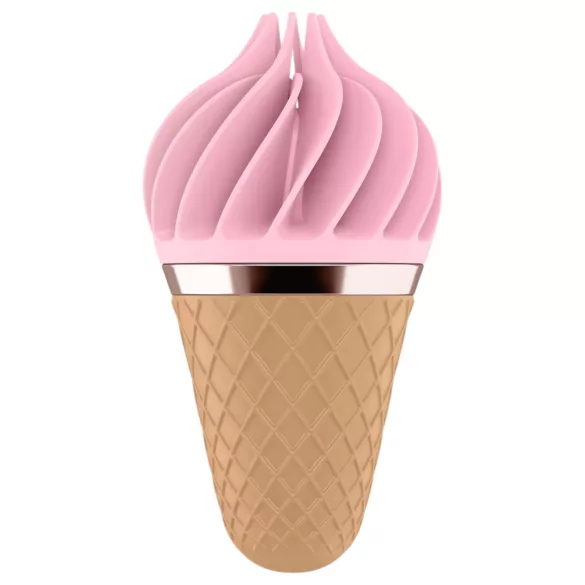 Satisfyer Sweet Treat - punjiva rotirajuća vibrator za klitoris (ružičasto-smeđa)