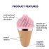 Satisfyer Sweet Treat - punjiva rotirajuća vibrator za klitoris (ružičasto-smeđa)