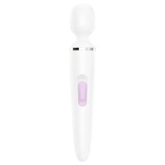   Satisfyer Wand-er Woman - водоотпорни масажер вибратор (бели)