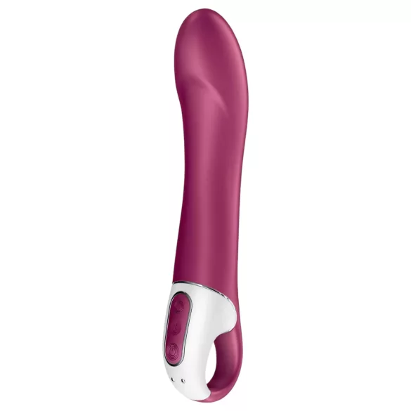 Satisfyer Big Heat - bežični, grejni G-tačka vibrator (crveni)
