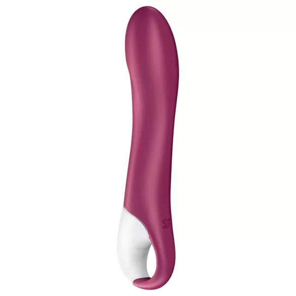 Satisfyer Big Heat - bežični, grejni G-tačka vibrator (crveni)