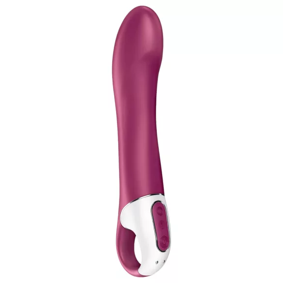 Satisfyer Big Heat - bežični, grejni G-tačka vibrator (crveni)