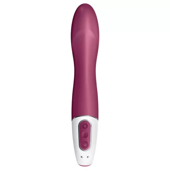Satisfyer Big Heat - bežični, grejni G-tačka vibrator (crveni)