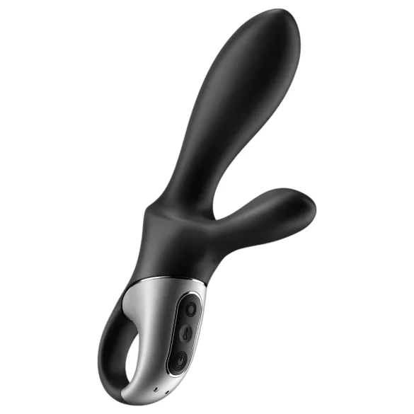 Satisfyer Heat Climax+ - апликацијом контролисани грејни анални вибратор (црни)