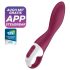 Satisfyer Heated Thrill - pametni grejni vibrator (crveni)