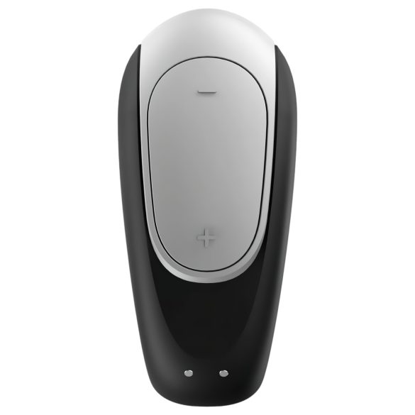Satisfyer Double Fun - pametan, vodootporan parni vibrator (crni)