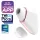 Satisfyer Love Triangle - апликaцијом управљиви стимулатор клиториса са таласима ваздуха (бео)