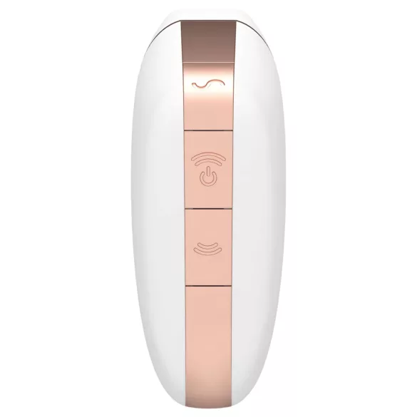 Satisfyer Love Triangle - апликaцијом управљиви стимулатор клиториса са таласима ваздуха (бео)