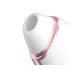 Satisfyer Love Triangle - апликaцијом управљиви стимулатор клиториса са таласима ваздуха (бео)