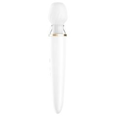 Satisfyer Double Wand-er - pametan beli masažer i vibrator