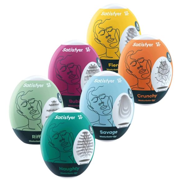 Satisfyer Set Jajeta - komplet masturbatora (6 komada)