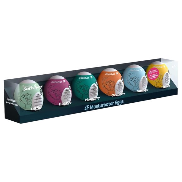 Satisfyer Set Jajeta - komplet masturbatora (6 komada)