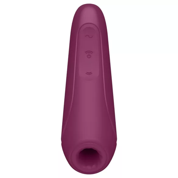 Satisfyer Curvy 1+ - pametan uzbuđivač za klitoris (crveni)