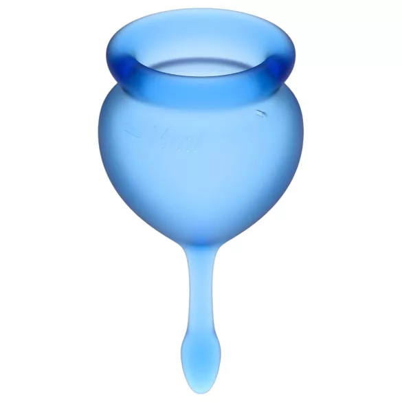 Satisfyer Feel Good set: menstrualna čašica (plava) - 2 kom