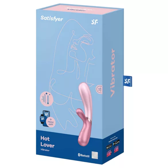 Satisfyer Hot Lover - Vibrator sa aplikacionom kontrolom (roze)