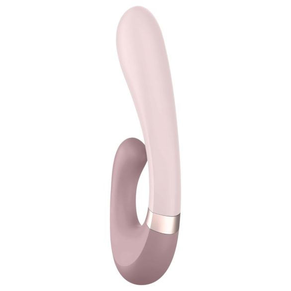 Satisfyer Heat Wave - pametni, grejni vibrator sa ručkom (bež)