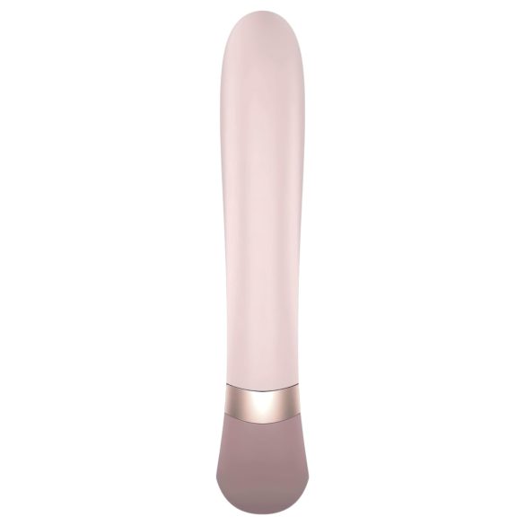Satisfyer Heat Wave - pametni, grejni vibrator sa ručkom (bež)