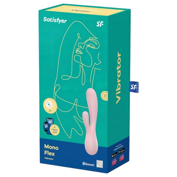 Satisfyer Mono Flex - pametan vodootporni vibrator (ružičasti)