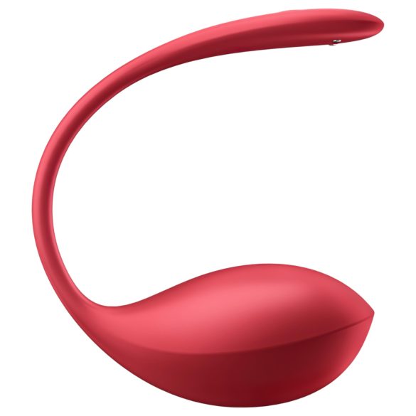 Satisfyer Shiny Petal - radio vibrirajuće jaje (crveno)