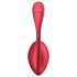 Satisfyer Shiny Petal - radio vibrirajuće jaje (crveno)