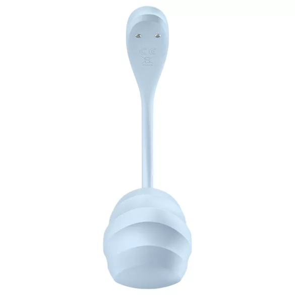 Satisfyer Glatka latica - pametno vibrirajuće jaje (plavo)