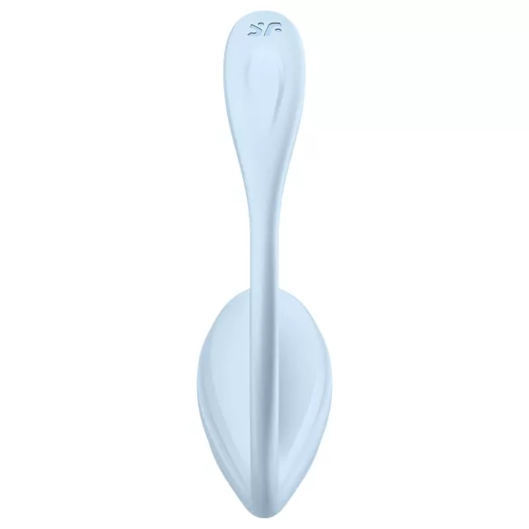 Satisfyer Glatka latica - pametno vibrirajuće jaje (plavo)