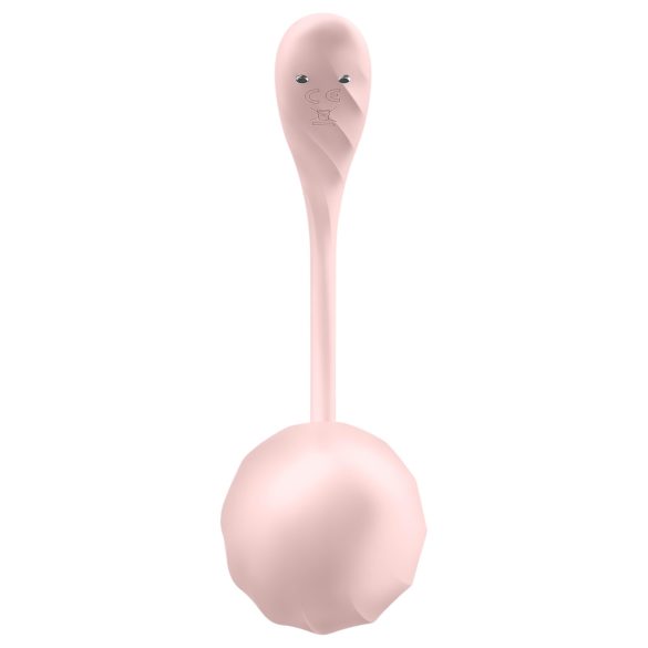 Satisfyer Ribbed Petal - radio vibrirajuće jaje (pink)
