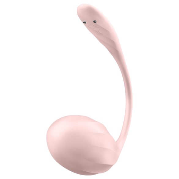 Satisfyer Ribbed Petal - radio vibrirajuće jaje (pink)