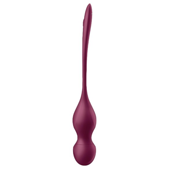 Satisfyer Love Birds Vary - pametne, višenamenske gejša kuglice (crvene)