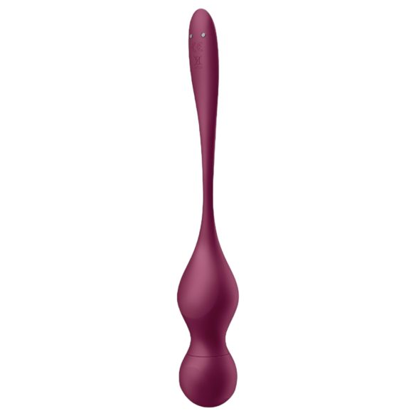 Satisfyer Love Birds Vary - pametne, višenamenske gejša kuglice (crvene)